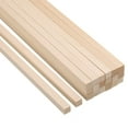 thumbnail image 1 of Unique Bargains 3/8 Inch Dowel Rods Wood Sticks 12 Inch Long Square Wooden Dowels 20 Pcs, 1 of 6
