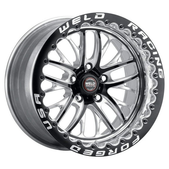 Weld S82 17x10 Black Wheel - 5x4.5 BP, 8.0in BS, 64mm Offset