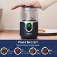 thumbnail image 6 of Atilioo Coffee Grinder, Cordless Electric Spice Herb Grinder with Stainless Steel Blades, Low Noise, Ideal for Home/Travel/Camping, Blue, 6 of 10