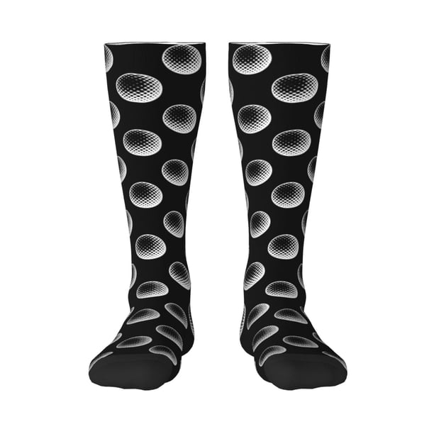 Balery Golf Balls Calcetines novedosos Calcetines deportivos Calcetines hasta la rodilla Calcetines de algodón Calcetines originales y geniales