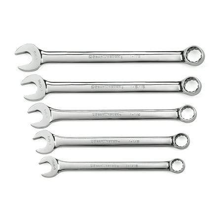 5 Piece Large Add-On Comb Wrench Set SAE