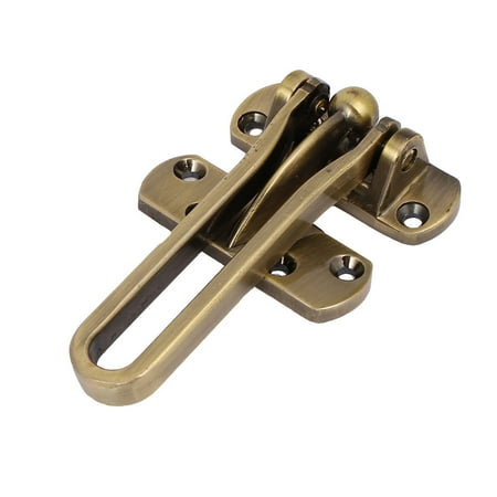 Home Metal Security Door Guard Buckle Clasp Padlock Latch Lock Bronze