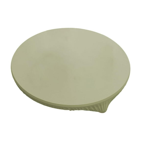 Esquirla PU Leather Stretchable Waterproof Tablecloth Protector, Stain Resistant, Elastic Edge, Easy Cleaning, Suitable for Receptions, Buffets, Hotels Green Diameter 90 cm