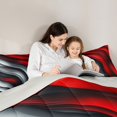 thumbnail image 5 of Homewish Teens Female Men Gradient Geometric Lines Full Size Comforter Sets 3-Piece,Ombre Vintage Aesthetic Bedding Comforter Set,Abstract Stripes Lightweight Bedding Sets,Luxury Bedroom Decor, 5 of 8