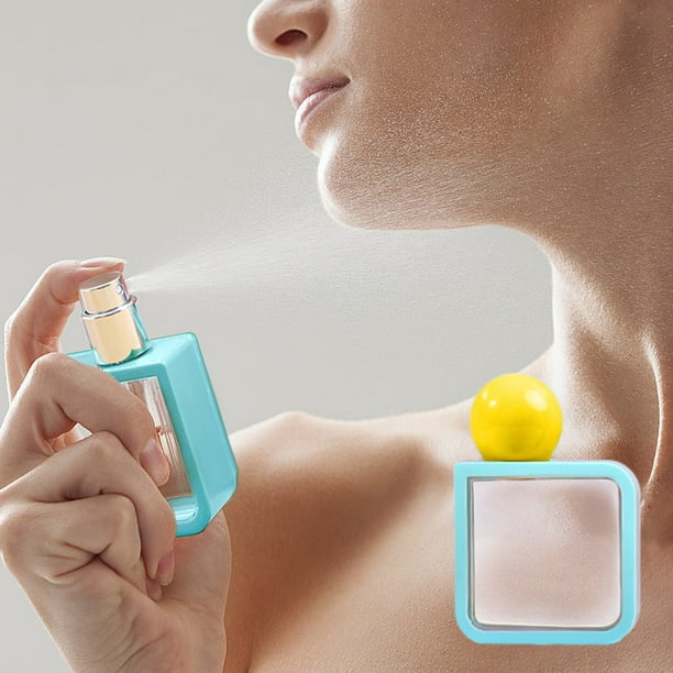 pstuiky Mini botella de spray de repuesto para perfume de viaje portátil con atomizador y estuche para bomba de perfume de viaje con tapa de rosca.