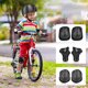 thumbnail image 3 of Juego de 6 (S, Negro) Juegos de protección para patinetas y bicicletas para niños Juegos de protección para niños Coderas Rodilleras Muñequeras, 3 of 5