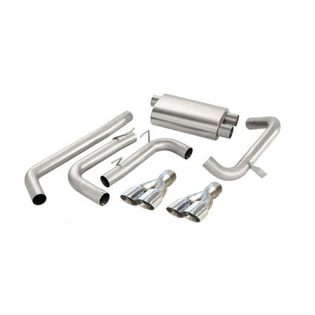 CORSA Performance Polished Sport Cat-Back Exhaust for 98-02 Chevrolet Camaro Z28 5.7L V8
