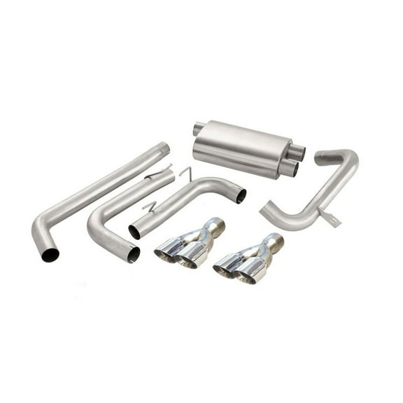 CORSA Performance Polished Sport Cat-Back Exhaust for 98-02 Chevrolet Camaro Z28 5.7L V8