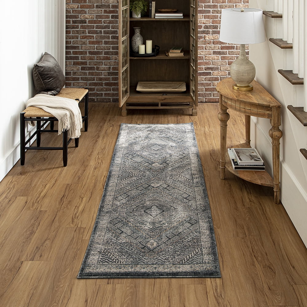 Mohawk Home Briarwood Woven Area Rug, Grey, 1' 11" x 8'