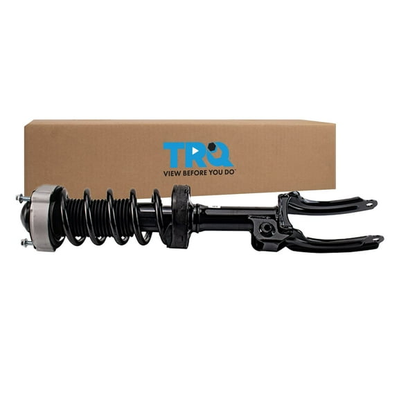 TRQ Front Left Complete Strut & Coil Spring Assembly Drivers Side Fits Select 2011-2018 Porsche Cayenne