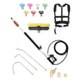 thumbnail image 6 of Pressure Washer Telescoping Wand, 24 ft, 4000 psi, Telescopic Spray Wand with Power Washer Extension Wands, Gutter Cleaner, Brush Head, Pivoting Coupler, 7 Spray Nozzles and Support Harness, 6 of 6