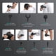 thumbnail image 2 of Pistola de masaje Mebak 3 Deep Tissue para atletas con 6 cabezales, 2 of 9