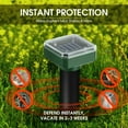 thumbnail image 6 of 8 Pack Mole Repellent Solar Powered, DOQAUS Waterproof Sonic Mole Deterrent, Rodent Gopher Repellent for Lawn, Garden & Yard, 6 of 9
