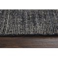 thumbnail image 2 of Gatney Rugs Le Grande Area Rug GH724A Black Single Color Rows 8' x 10' Rectangle, 2 of 2