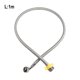 thumbnail image 2 of Stainless Steel Braided Hose Contectors Elbow Hose Toilet Faucet Pipes Plumbing Bathrooms Kitchen Water Heater Inlet Pipe, 2 of 11