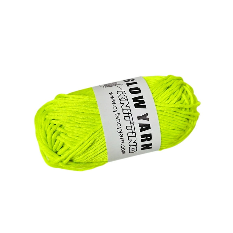 1pc White Glow-in-the-dark Yarn Glow-in-the-dark Hand Knitting