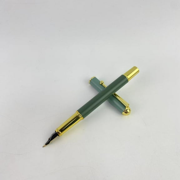 EnCaiss Ink pens,Retractable Fountain Pen Extra Fine Point Knock Type Fountain Pen