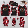 thumbnail image 3 of Penkiiy Pyjamas de Noël pour la Famille Ensemble de Pyjamas Assortis, Pyjamas de Noël à Carreaux Rouges avec Rennes pour Femmes Hommes Enfants Rouge 2TG, 3 of 6