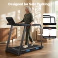 thumbnail image 2 of MERACH Treadmill for Seniors with Handrails, 2 in 1 Walking Treadmill for Fitness Recovery, 300 lbs Capacity, 2 of 9