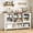 White, variant on Sideboard Buffet Cabinet with 2 Glass Doors and 3 Shelves, Coffee Bar Storage Cabinet, Modern Design for Living Room, Entryway, and Dining Room