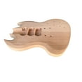 thumbnail image 5 of DIY Electric Guitar Body for Replacement Mahogany Wood HHH Pickups Set in Heel, 5 of 5