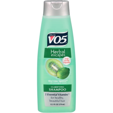 Alberto VO5 Herbal Escapes Clarifying Shampoo, Kiwi Lime Squeeze, 12.5