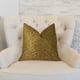thumbnail image 2 of Plutus Deep Bridge Almohada de lujo hecha a mano de color topo y cobre - Doble cara 20 "x 20" Plutus PBRAZ359-2020-DP, 2 of 2
