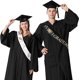 thumbnail image 5 of Faja de graduación con letras de lentejuelas doradas de la clase de 2023 para fiesta de graduación, 5 of 5