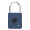 thumbnail image 1 of Seguridad sin llave para armarios, dormitorios y almacenes: candado inteligente con huella dactilar Blue, 1 of 8