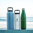 thumbnail image 3 of Aquapelli Vacuum Insulated Sport Bottle, 16 ounces, Willow Green, 3 of 8