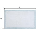 thumbnail image 2 of Chesapeake Lakewood MicroTufted Bath Rug - 24"X40" - Spa Blue, 2 of 5