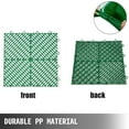 thumbnail image 3 of VEVORbrand Rubber Tiles Interlocking 55 PCS,Drainage Tiles 12x12x0.5 inches,Deck Tiles Outdoor Floor Tiles, Outdoor Interlocking Tiles,Deck Flooring for Pool Shower Bathroom Deck Patio Garage,Green, 3 of 9