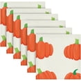 thumbnail image 6 of Coolnut Pumpkin Cloth Napkins Set of 4,Reusable Washable Polyester Dinner Table Napkins for Kitchen,Dining,Restaurant,Party Decoration, 6 of 7
