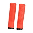 thumbnail image 4 of 2x Mango de bicicleta de montaña empuñaduras sin ciclismo sin deslizamiento cómodo ergonómico portátil Rojo, 4 of 8