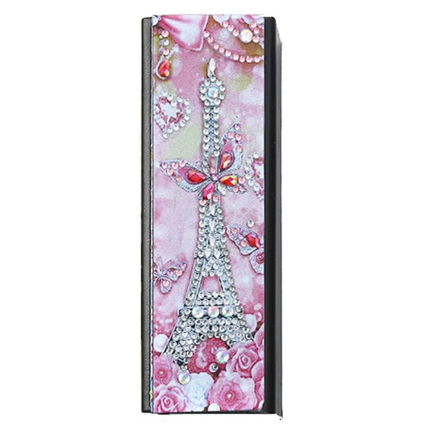 Estuche de gafas de sol de dibujo artístico, caja de gafas de pintura de diamante DIY, Kit de animales de flores Hugtrwg Para estrenar