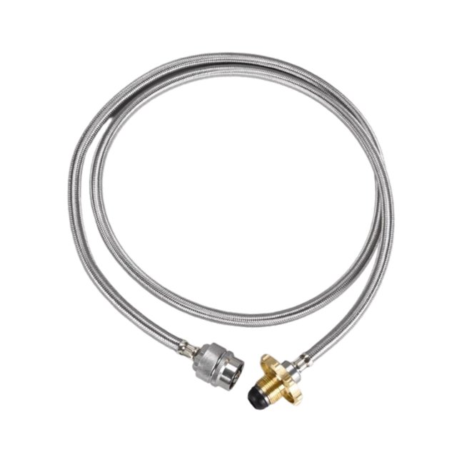Adaptador de propano, manguera, tubo de conexión, tubo de extensión para parrilla, Picnic, Camping sola cabeza