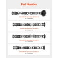 thumbnail image 3 of VEVOR 4Pcs Engine Camshaft Set, 05184378AF 05184377AF 05184379AF 05184380A, Fit 2011-2015 Dodge Durango, 2011-2016 Chrysler 300,2012-2016 Jeep Wrangler,2014-2016 RAM Promaster 1500/2500/3500,3.6L, 3 of 9