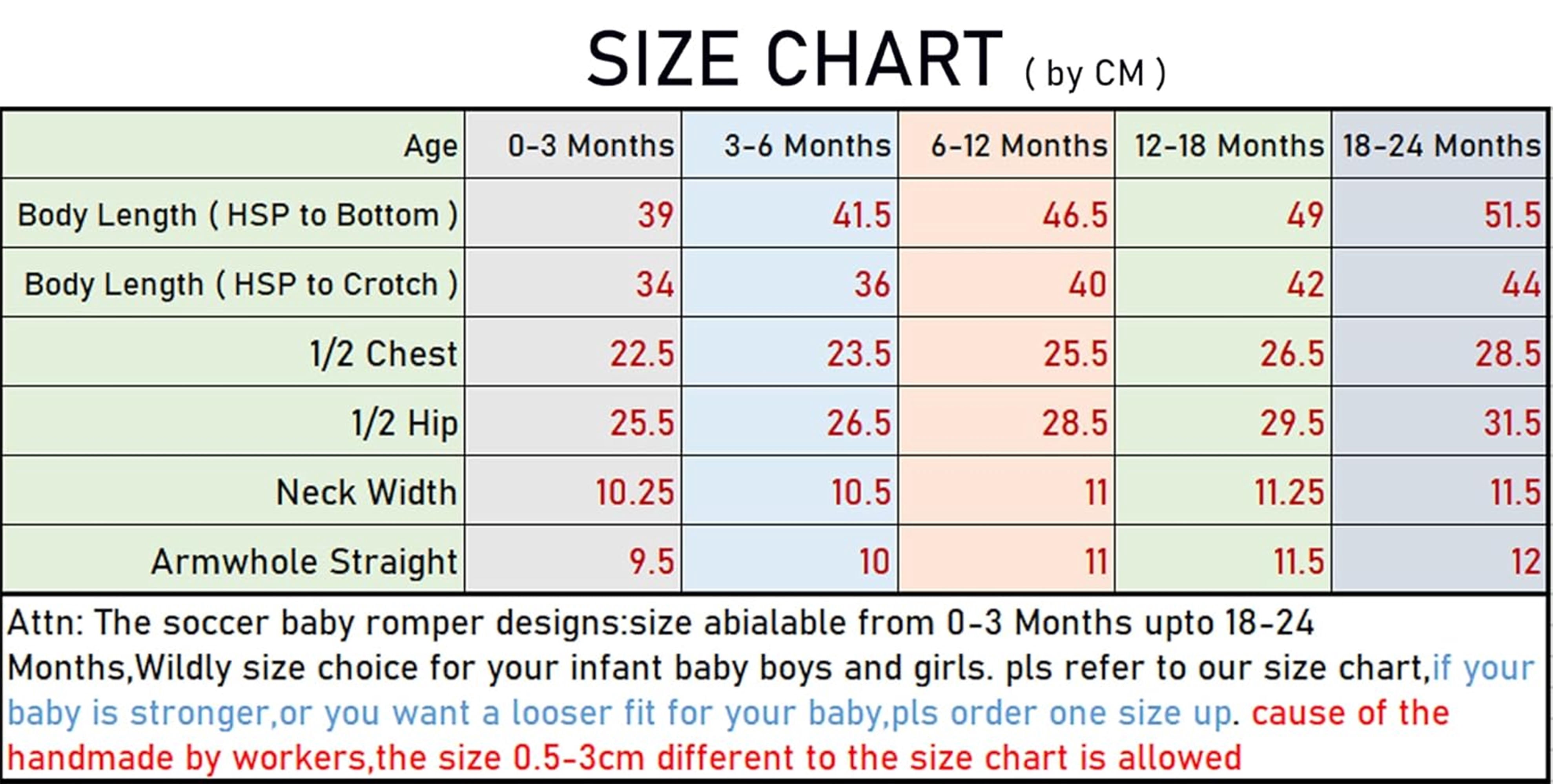 Cnins Infant US Soccer Jersey Romper for Boy Girl Baby Onesie Unisex (12-18 months)