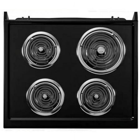 GE - 3.0 Cu. Ft. Self-Cleaning Drop-In Electric Range - White on white