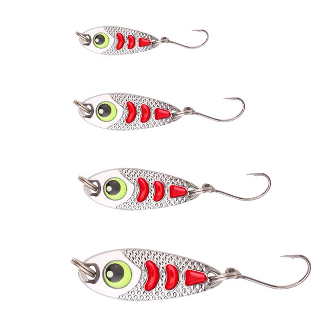Mini Wobbler Sequin Spoon Lure - Excellent Buoyancy for Fly Fishing Success!