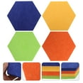thumbnail image 6 of unbranded  4 Pcs Message Board Wall Bulletin Hexagon Felt Fabric Memory Office, 6 of 8