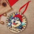 thumbnail image 4 of Alaskan Klee Kai Christmas Dog Ornament, Alaskan Klee Kai Dog Stained Glass, Alaskan Klee Kai Dog Suncatcher Gift Christmas Tree Decor, Xmas Gifts, 4 of 4