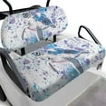thumbnail image 2 of Psesaysky 2PCS Golf Cart Seat Covers, Watercolor Sea Turtle Print Breathable Front and Rear Seat Cushion Cover Fits for Ezgo Club Car Golf Cart Original Regular Seats, No Stapler, 2 of 8
