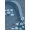 Blue, Pattern 18, variant on ODIKA 4'x6' Beige Abstract Geometric Scattered Modern Washable Area Rug Contemporary Minimalist Shapes Connected Pet Friendly, Non-Shedding for Bedroom, Reading Nook
