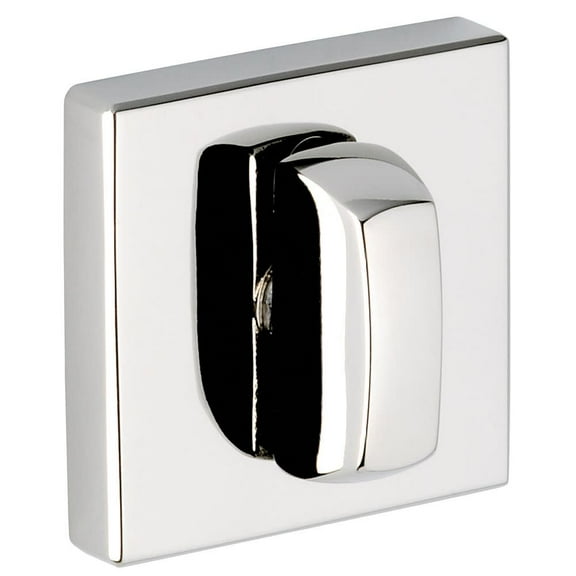 Baldwin 6733 Interior and Entrance Thumb Turn Lock with Backplate for 3" Doors, Polished Chrome