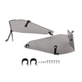 thumbnail image 4 of harayaa 2Pcs Motorcycle Side Spoiler Acrylic Replace Fixed Wing Deflector Fitting Lower Gray, 4 of 8