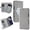 Gray, variant on ELEHOLD Wallet Magnetic Case For Google Pixel 10 /10 Pro Detachable Back,  Compatible with Mag-safe, 2 in 1 Shockproof Soft PU Leather Flip Card Slot Magnetic Case ,Black