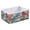 Bluebirds And Red Bird, variant on Fabric Storage Bins Foldable Cube For Home Organization Baskets Abstract Gray and Green