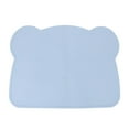 thumbnail image 2 of Alfombrilla de silicona para platos, mantel individual de silicona grueso y resistente al calor para niños, mantel individual con forma de oso, resistente y duradero, 2 of 12