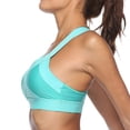 thumbnail image 5 of WLJ Women Solid Color Cross Fitness Without Steel Ring Yoga Sporty Bra, 5 of 7